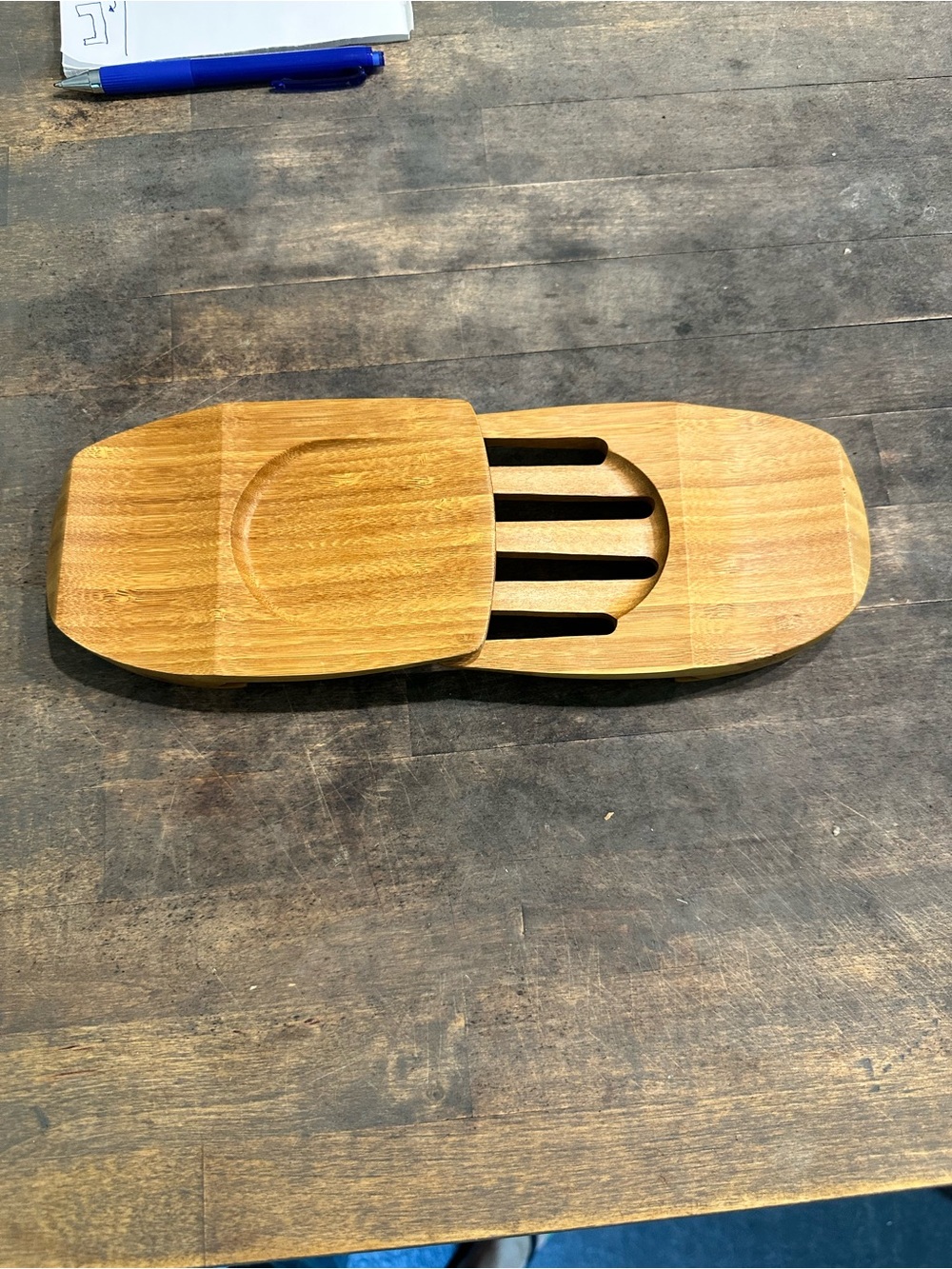 Pampered Chef Bamboo Slide Together Salad Servers. - Picture 3 of 7